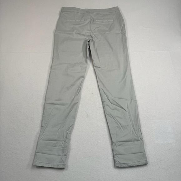 Lila Ryan Mid Rise Tapered Trouser Pant Womens Sz 4 Gray Violet Straight Leg NWT - Picture 4 of 14
